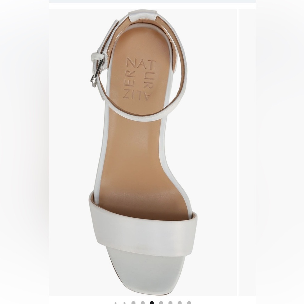 White Block Heel - Picture 4 of 10